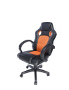 SCAUN GAMING SPACER imitatie piele & material textil, black &