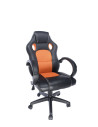 SCAUN GAMING SPACER imitatie piele & material textil, black &
