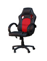 SCAUN GAMING SPACER imitatie piele & material textil, black &