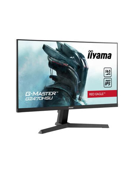 IIYAMA 24" ETE Fast IPS Gaming, G-Master Red Eagle, FreeSync Premium, 1920x1080@165Hz, 250cd m², 1100 1, HDMI, DisplayPort, 0,8m