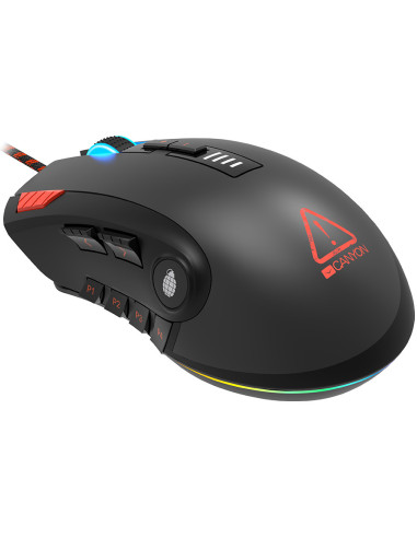 CANYON Merkava GM-15,Gaming Mouse with 12 programmable buttons