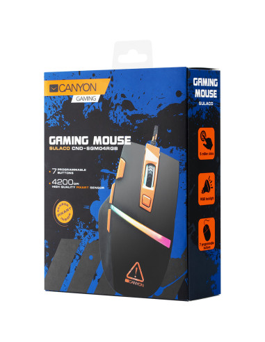 CANYON Sulaco GM-4 Wired Gaming Mouse with 7 programmable