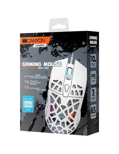 CANYON Puncher GM-20, High-end Gaming Mouse with 7 programmable