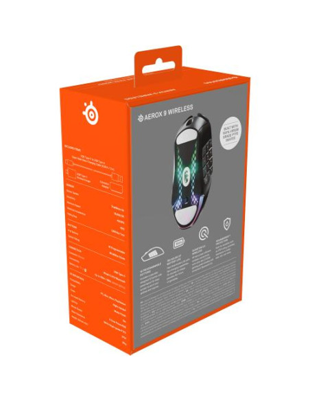SteelSeries I Aerox 9 Wireless I Gaming Mouse I Wireless /