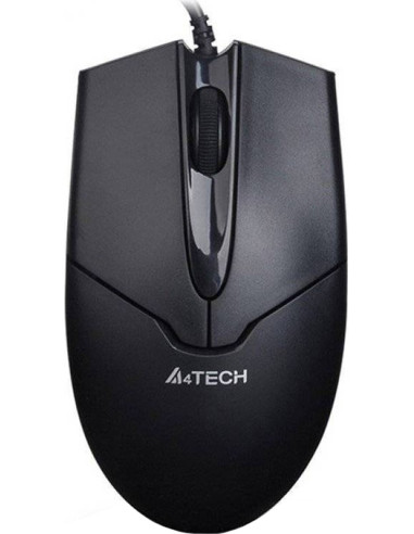ERC-,MOUSE A4tech, PC sau NB, cu fir, USB, optic, 1000 dpi, butoane/scroll 3/1, negru, "OP-550NU-1"