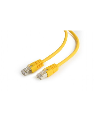 ERC-,PATCH CORD FTP GEMBIRD Cat6, cupru-aluminiu, 1 m, galben, AWG26, ecranat "PP6-1M/Y"