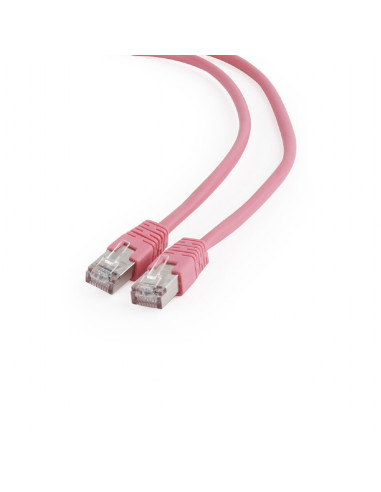 ERC-,PATCH CORD FTP GEMBIRD Cat6, cupru-aluminiu, 3 m, roz, AWG26, ecranat "PP6-3M/RO"