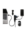 RY-K39122EU,HUB extern KENSINGTON, porturi USB: USB 3.0 x 4, conectare prin USB 3.0, alimentare retea 220 V, cablu 0.3 m, negru,