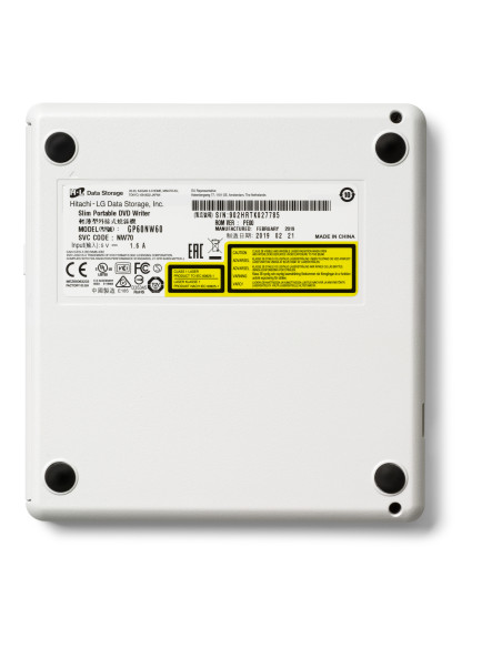ERC-,DVD-RW extern, LG, interfata USB 2.0, alb, "GP60NW60"