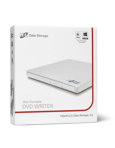 ERC-,DVD-RW extern, LG, interfata USB 2.0, alb, "GP60NW60"