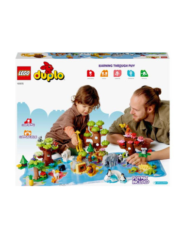10975,LEGO DUPLO, Animale din intreaga lume, 10975, 142 piese