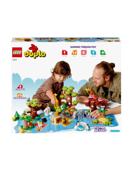 10975,LEGO DUPLO, Animale din intreaga lume, 10975, 142 piese