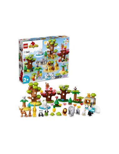 10975,LEGO DUPLO, Animale din intreaga lume, 10975, 142 piese
