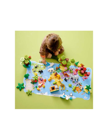 10975,LEGO DUPLO, Animale din intreaga lume, 10975, 142 piese
