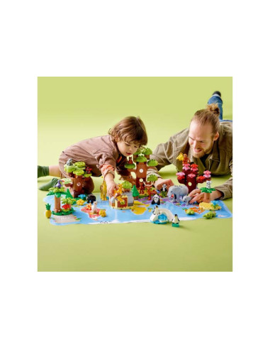 10975,LEGO DUPLO, Animale din intreaga lume, 10975, 142 piese