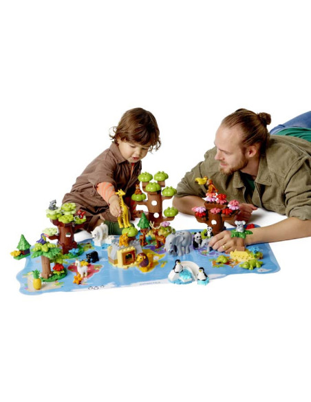 10975,LEGO DUPLO, Animale din intreaga lume, 10975, 142 piese