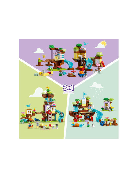 10993,LEGO DUPLO, Casa din copac 3 in 1, 10993, 126 piese 10993,LEGO DUPLO, Casa din copac 3 in 1, 10993, 126 piese