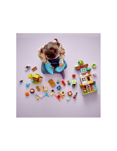10993,LEGO DUPLO, Casa din copac 3 in 1, 10993, 126 piese 10993,LEGO DUPLO, Casa din copac 3 in 1, 10993, 126 piese