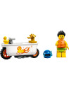 60333,LEGO City, Motocicleta de cascadorii cu cada, 60333, 118 piese