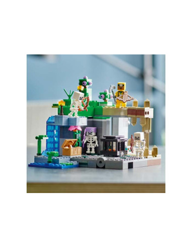 21189,LEGO Minecraft, Temnita cu schelete, 21189, 364 piese
