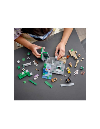 21189,LEGO Minecraft, Temnita cu schelete, 21189, 364 piese