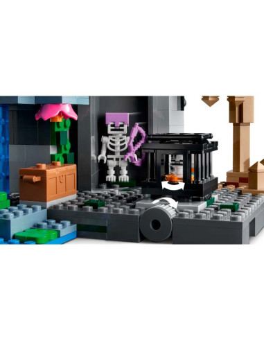 21189,LEGO Minecraft, Temnita cu schelete, 21189, 364 piese