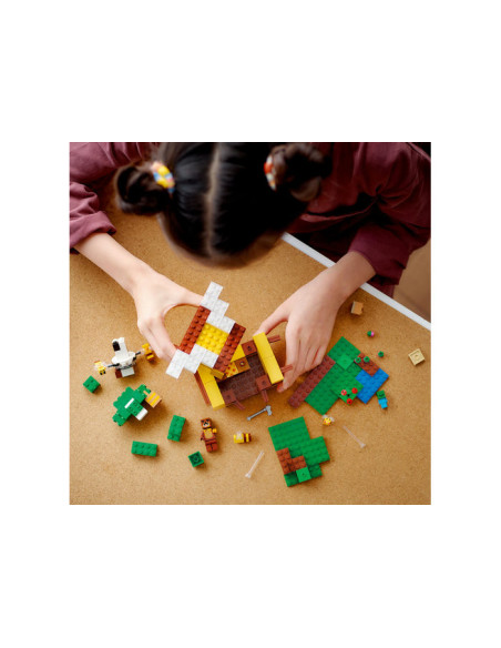21241,LEGO Minecraft, Casuta albinelor, 21241, 254 piese
