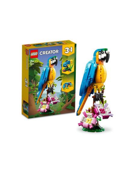 31136,LEGO Creator, Papagal exotic, 31136, 253 piese