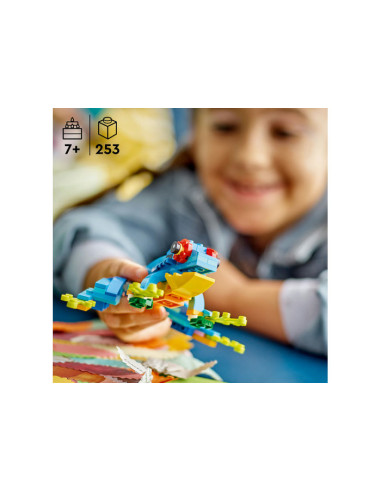 31136,LEGO Creator, Papagal exotic, 31136, 253 piese