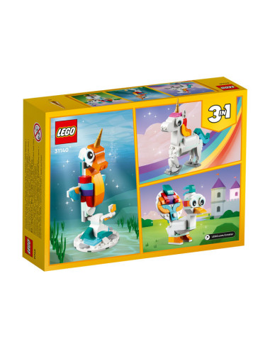 31140,LEGO Creator, Unicorn magic, 31140, 145 piese