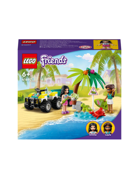 41697,LEGO Friends, Masina de ocrotire a testoaselor, 41697, 90 piese