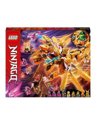 71774,LEGO Ninjago, Ultra Dragonul de Aur al lui Lloyd, 71774, 989 piese