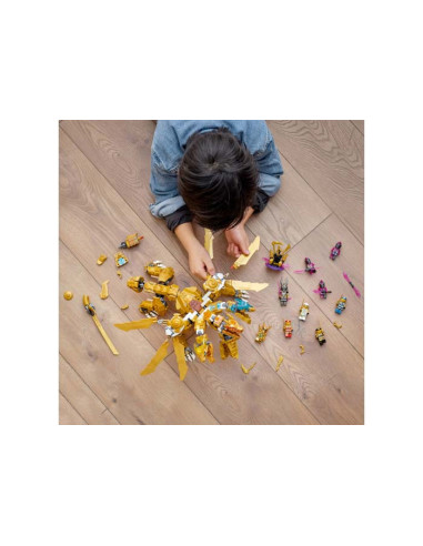 71774,LEGO Ninjago, Ultra Dragonul de Aur al lui Lloyd, 71774, 989 piese