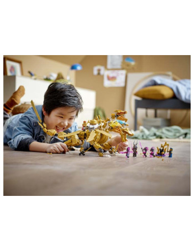71774,LEGO Ninjago, Ultra Dragonul de Aur al lui Lloyd, 71774, 989 piese
