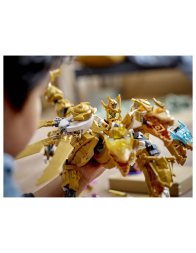 71774,LEGO Ninjago, Ultra Dragonul de Aur al lui Lloyd, 71774, 989 piese