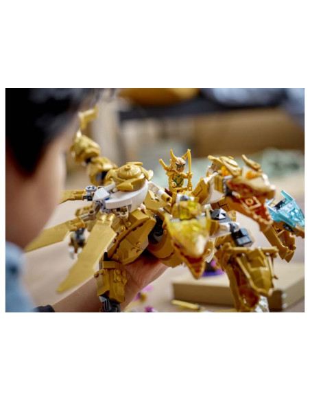 71774,LEGO Ninjago, Ultra Dragonul de Aur al lui Lloyd, 71774, 989 piese