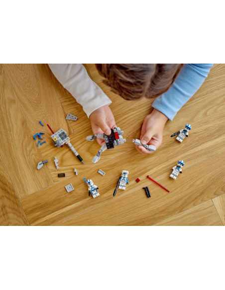 75345,LEGO Star Wars, Pachet de lupta Clone Troopers divizia 501, 75345, 119 piese