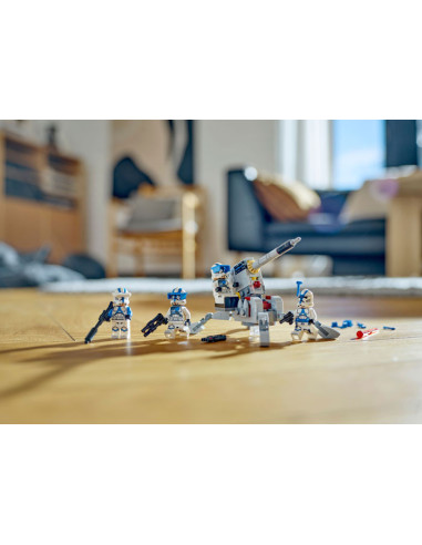 75345,LEGO Star Wars, Pachet de lupta Clone Troopers divizia 501, 75345, 119 piese