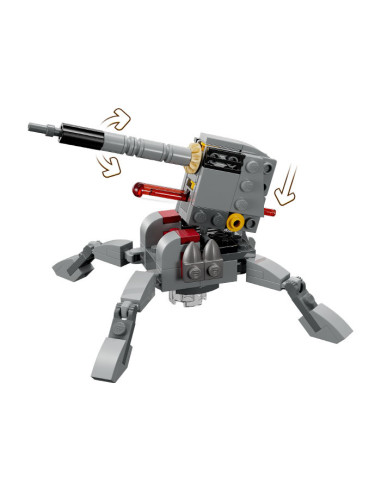 75345,LEGO Star Wars, Pachet de lupta Clone Troopers divizia 501, 75345, 119 piese
