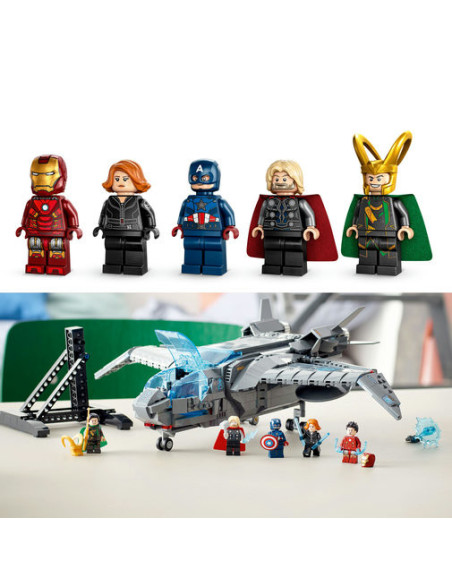 76248,LEGO Marvel Super Heroes, Quinjetul Avengers, 76248, 795 piese