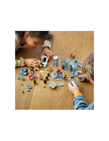 76216,LEGO Marvel Super Heroes, Sala Armurii, 76216, 496 piese