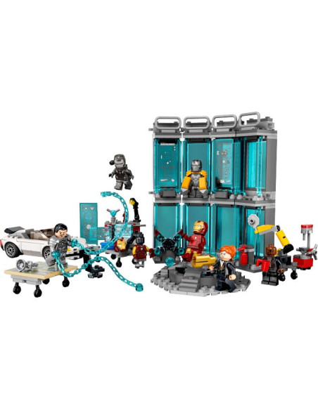 76216,LEGO Marvel Super Heroes, Sala Armurii, 76216, 496 piese