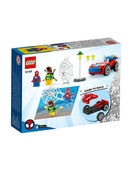 10789,LEGO Marvel Super Heroes, Masina lui Spider-Man si Doc Ock, 10789, 48 piese