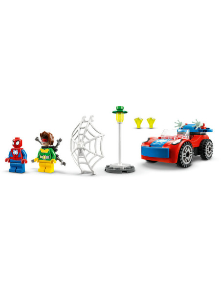 10789,LEGO Marvel Super Heroes, Masina lui Spider-Man si Doc Ock, 10789, 48 piese