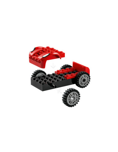 10789,LEGO Marvel Super Heroes, Masina lui Spider-Man si Doc Ock, 10789, 48 piese