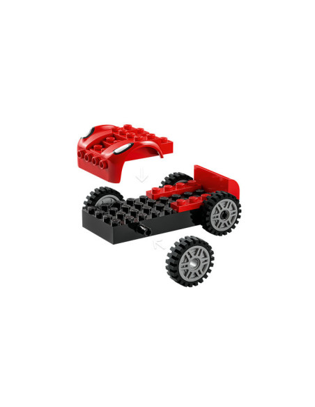 10789,LEGO Marvel Super Heroes, Masina lui Spider-Man si Doc Ock, 10789, 48 piese