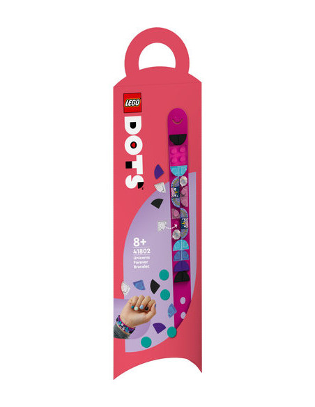 41802,LEGO DOTS, Bratara cu Unicorni, 41802, 37 piese