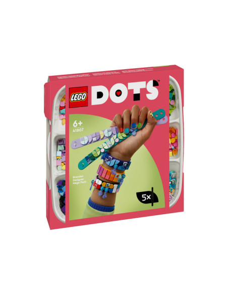 41807,LEGO DOTS, Mega pachet Designer de bratari, 41807, 388 piese