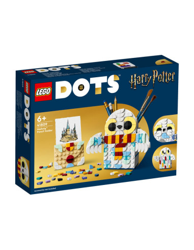 41809,LEGO DOTS, Suport pentru creioane Hedwig™, 41809, 518 piese