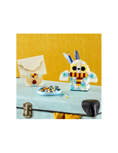 41809,LEGO DOTS, Suport pentru creioane Hedwig™, 41809, 518 piese
